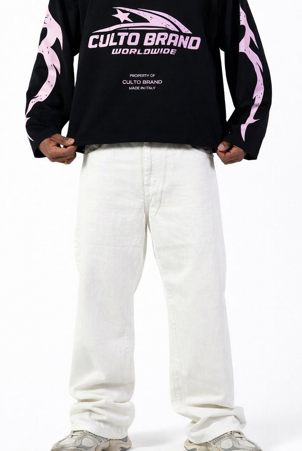 White Basic Jeans